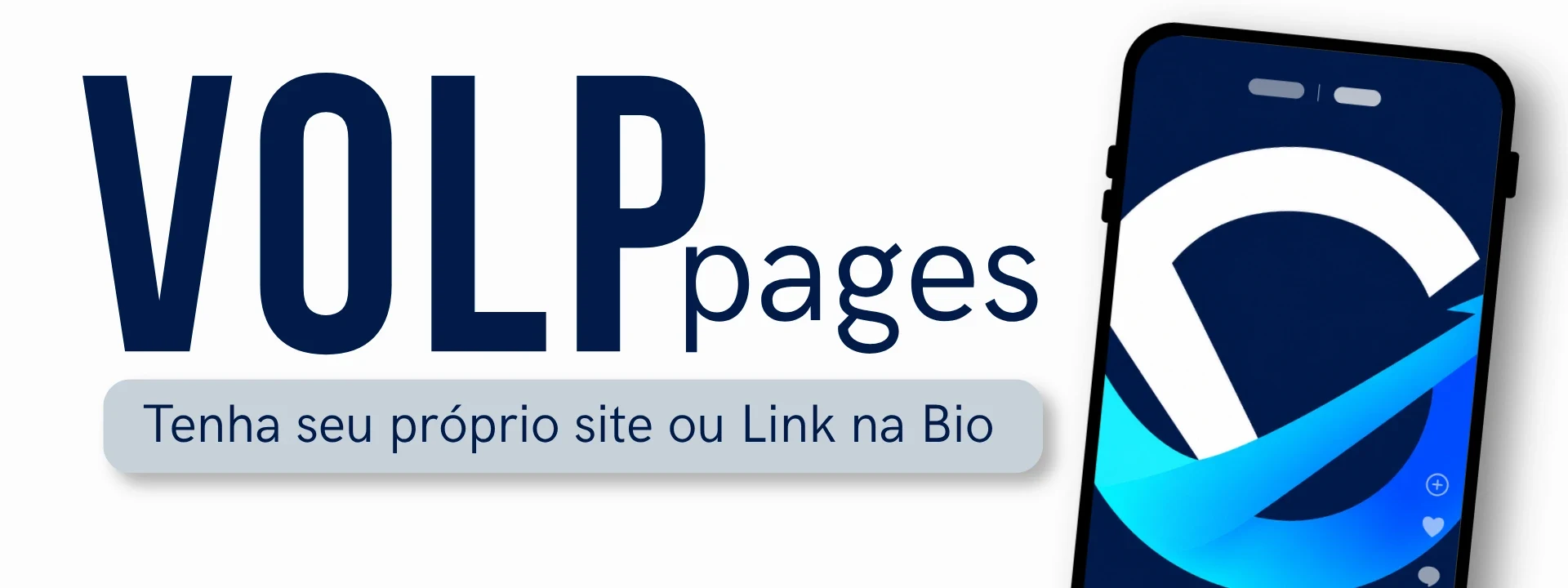 Volp Pages — tenha seu próprio site ou link na bio